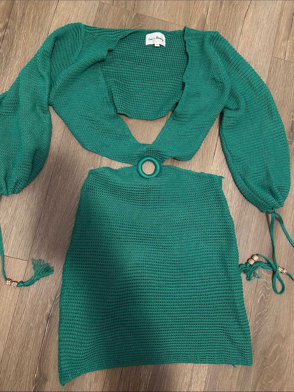 Green Knit Dress